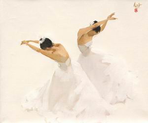 White Ballerinas I