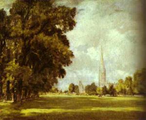 A View of Salisbury Cathedral. c.1825