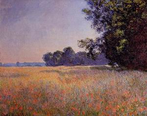 Oat and Poppy Field Giverny 1890