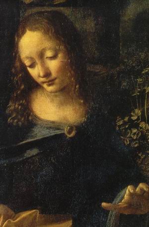 The Virgin of the Rocks(Detail) 1483-86