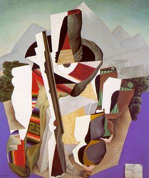 Zapatista Landscape- The Guerrilla (Paisaje zapatista- El guerrillero), 1915