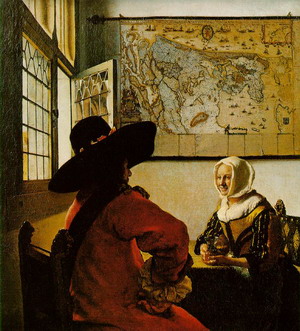 Soldier and a Laughing Girl c. 1658