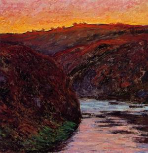 Valley of the Creuse Sunset2 1889