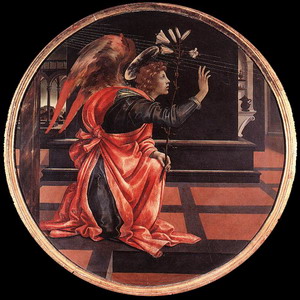Gabriel from the Annunciation 1483-84