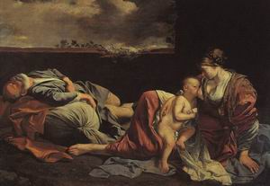 Rest on the Flight into Egypt 1628