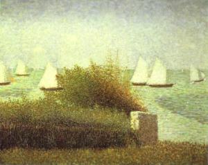 La Rade de Grandcamp. 1885.