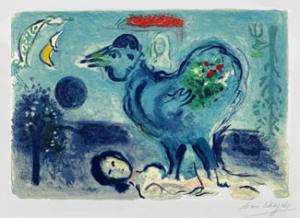 Paysage Au Coq (Landscape With Rooster) 1958