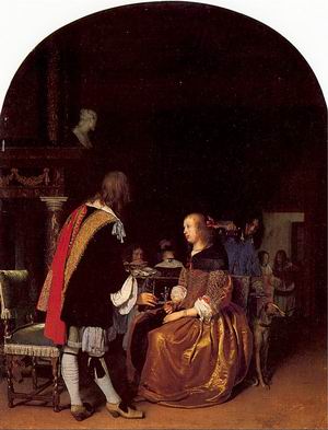 Refreshment with Oysters 1659