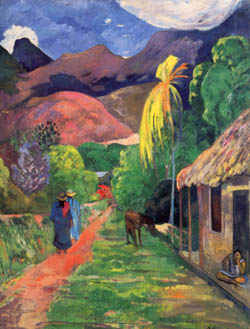 Rue de tahiti, (Chemin a papeete) 1891