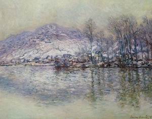 The Seine at Port Villez Snow Effect 1885