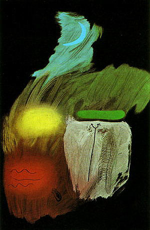 Gouache on Black Paper, 1937