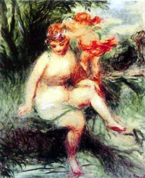 Venus and Cupid (Allegory),1860