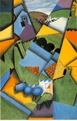 Landscape with Houses at Ceret ( 1913 BR
