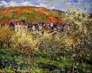 Plum Trees in Blossom at Vetheuil 1879