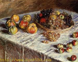 Still Life - Apples and Grapes2 1879
