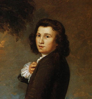 Thomas and Martha Neate, 1748 with Tutor. Detail.