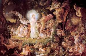 The Quarrel of Oberon and Titania 1849