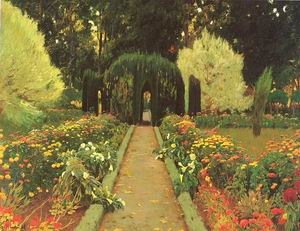 Garden in Aranjuez 1908