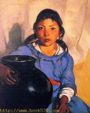 Gregorita with the Santa Clara Bowl, 1917