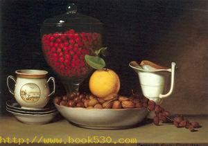 Still Life, Strawberries & Nuts 1822