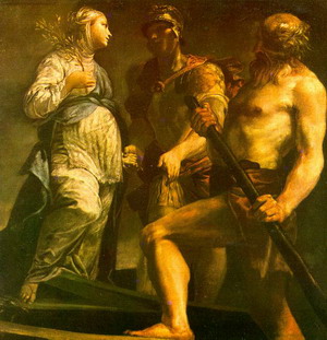 Aeneas with the Sybil & Charon, 1700-05