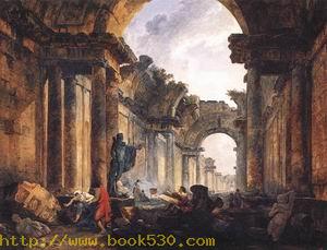 Imaginary View of the Grande Galerie in the Louvre in Ruins 1796