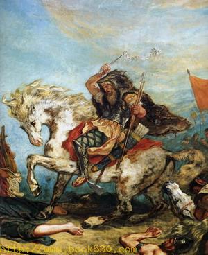 Attila and his Hordes Overrun Italy and the Arts (detail) 1843-47