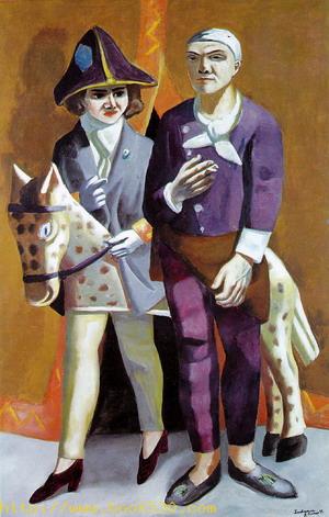 Carnival, The Artist and His Wife 1925