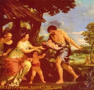 Romulus & Remus Brought Back by Faustulus