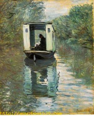 The Boat Studio (Le bateau-atelier). 1876