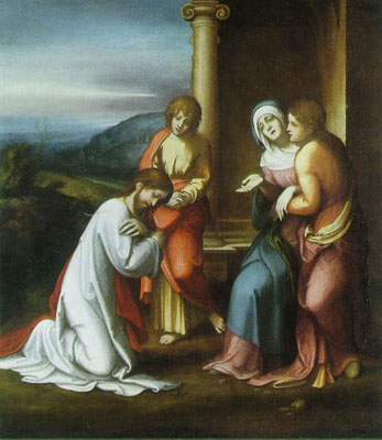 Christ taking Leave of His Mother