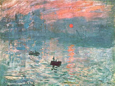 Impression at Sunrise (Blue)
