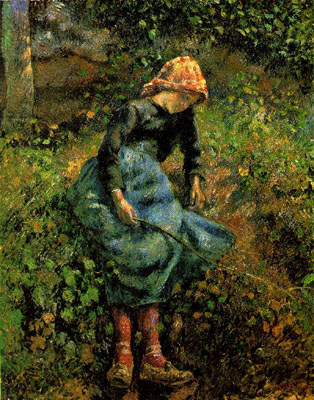 The Shepherdess (Young Peasant Girl with a Stick)