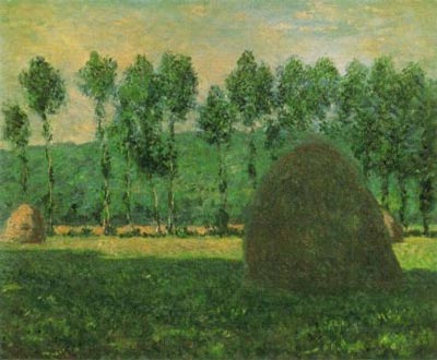 Grain Stacks, Evening Effect