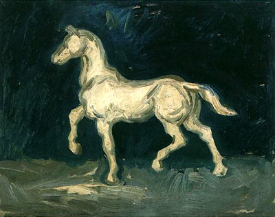 Plaster Statuette of a Horse
