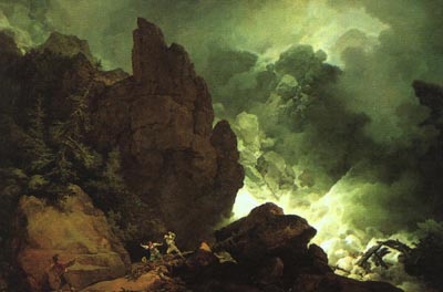 An Avalanche in the Alps