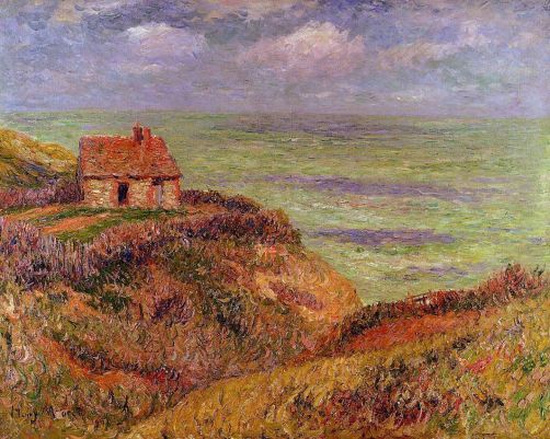 Henri Moret - Cliffs of Moelian, Finistere 1
