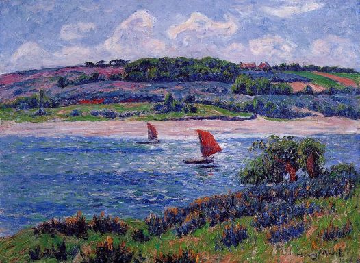 Henri Moret - Balon River, Finistere