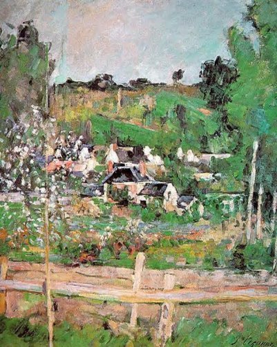 Paul Cezanne - The Fence