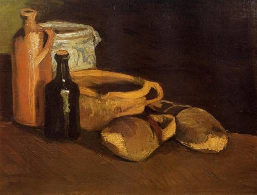 Vincent van Gogh - Still Life with Clogs and Pots