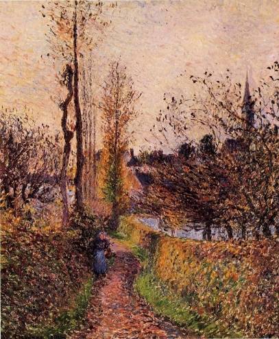 Camille Pissarro - La Sentier de Basincourt