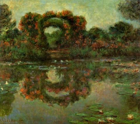 Claude Monet - The Flowered Arches at Giverny