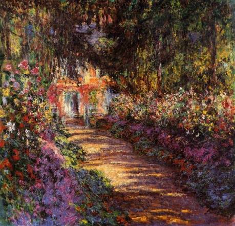 Claude Monet - The Flowered Garden
