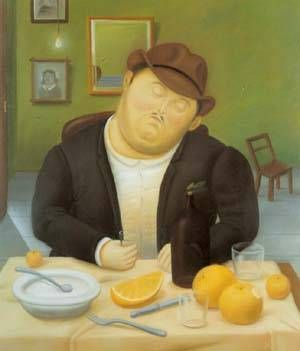 Fernando Botero - The Siesta