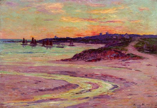 Henri Moret - The Point de Lervily, Brittany