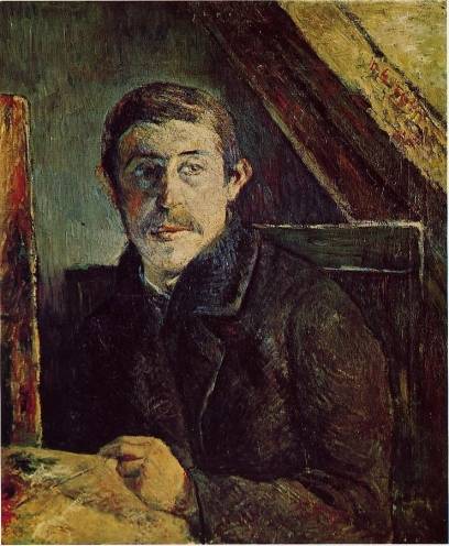Paul Gauguin - Gauguin at His Easel