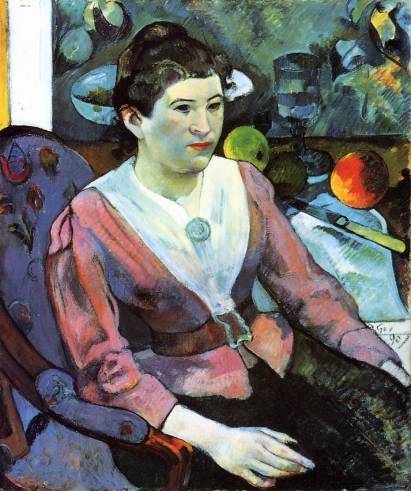 Paul Gauguin - Portrait of a Woman with Cezanne Still Life
