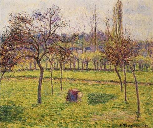 Camille Pissarro - Apple Trees in a Field