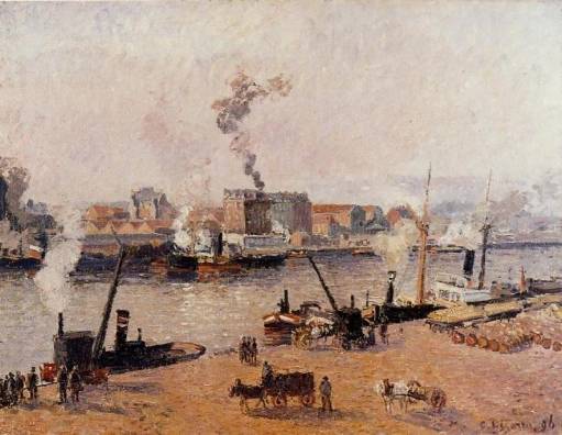 Camille Pissarro - Fog, Morning, Rouen 2
