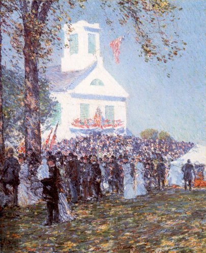 Childe Hassam - County Fair, New England 1890